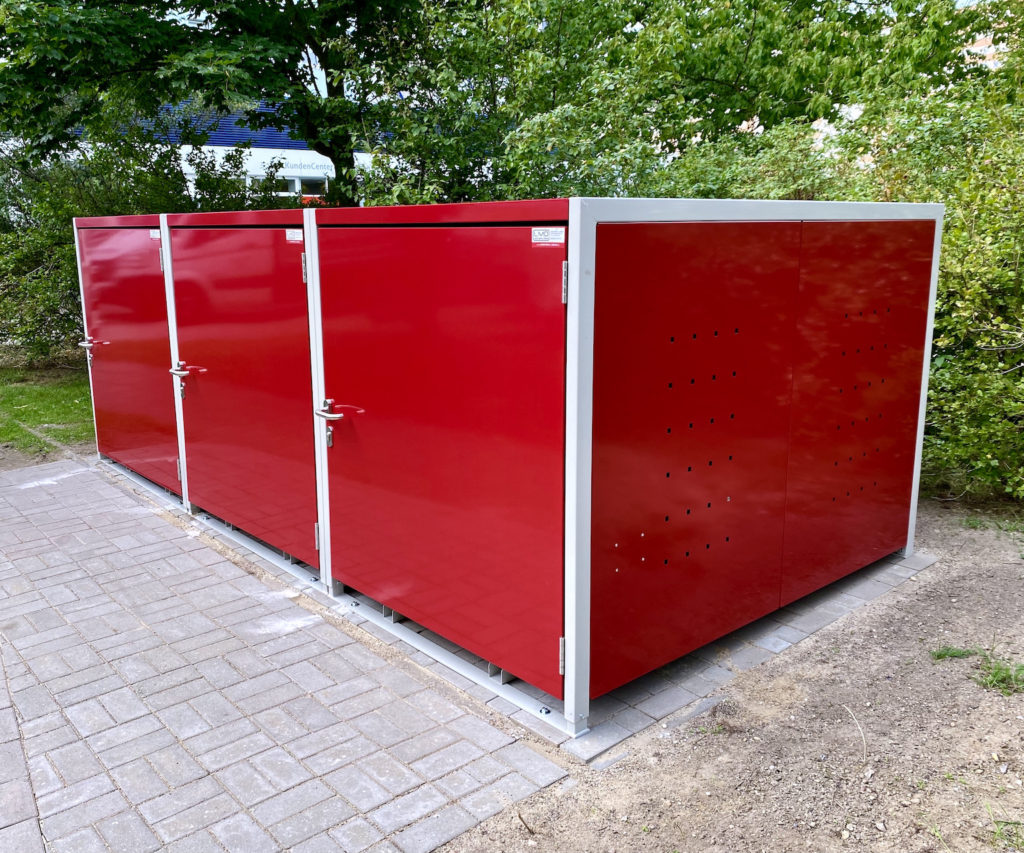 Fahrradboxen aus Metall Lieken Metall Design