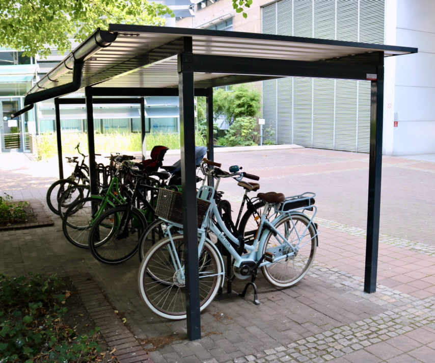 Fahrradüberdachung ohne Wände