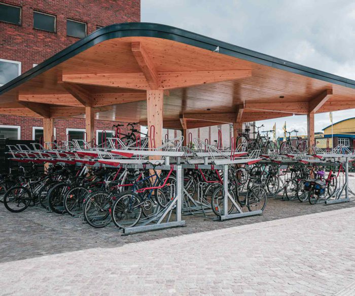Fahrradparksystem Doppeldecker