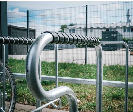 Fahrradständer mit Gummigriff